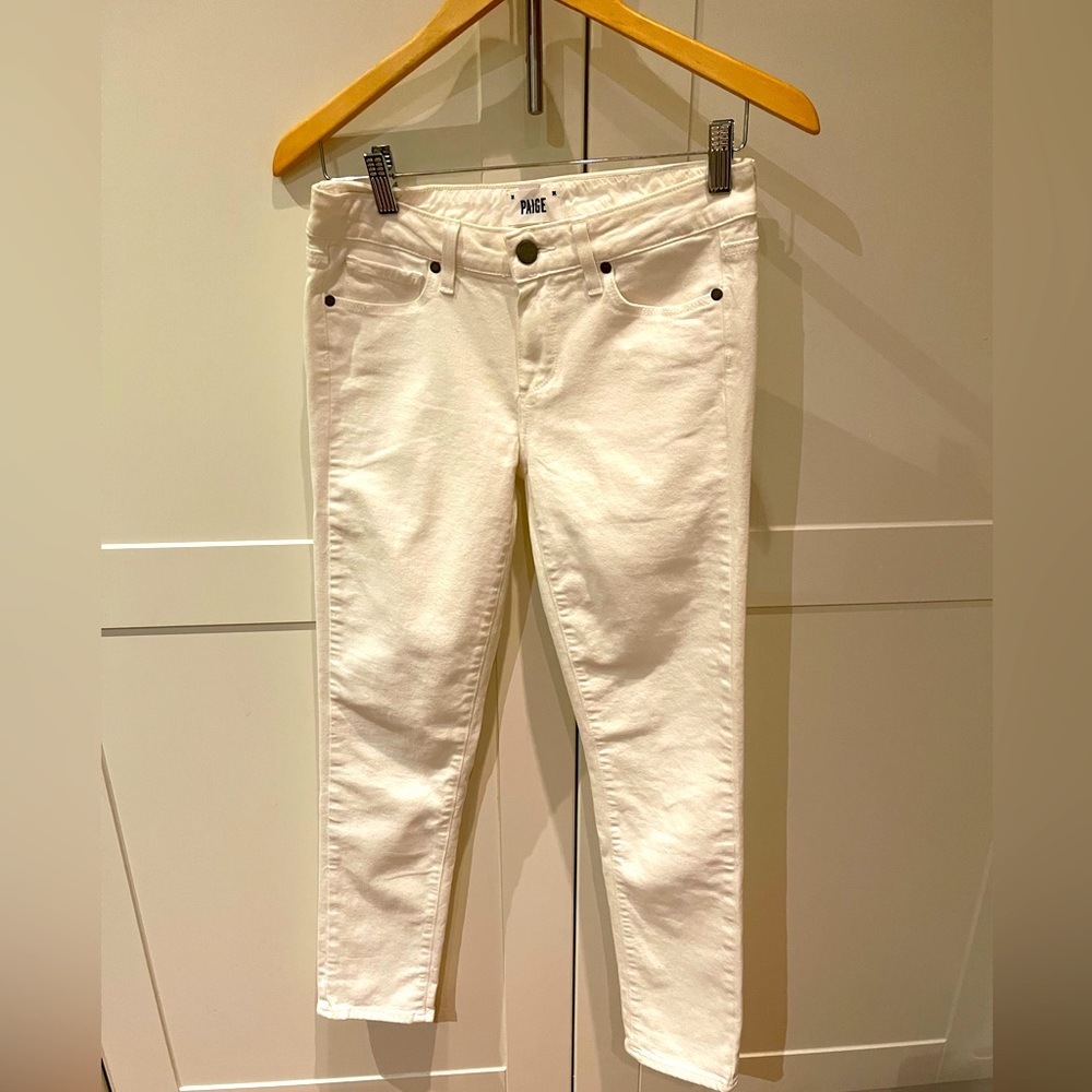 Paige white Jeans Size 27
